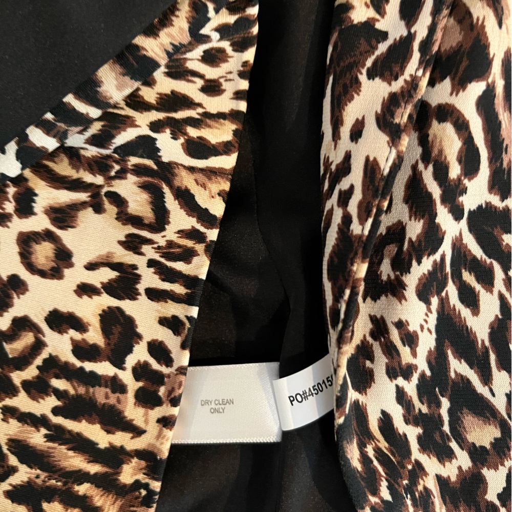 Boston Proper Animal Print Blazer - Picture 8 of 9